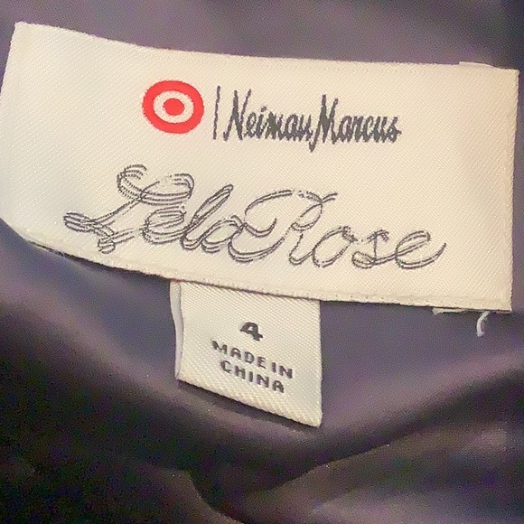 Neiman Marcus Lela Rose For Target Purple Floral Watercolor - Picture 5 of 7